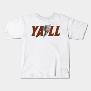 Yall Western Southern Vibes Kids T-Shirt